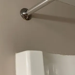 Rusty shower rod