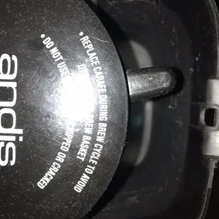 Coffee pot had no lid it was broken off and gross stuff where water should go