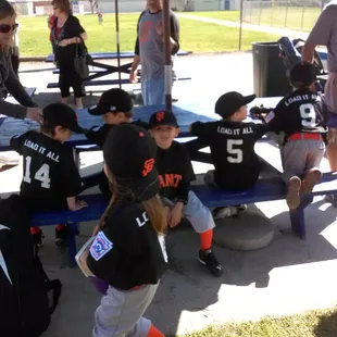 Opening Day T Ball Giants