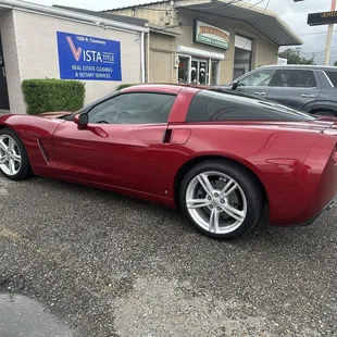 PPF on the front half, full car ceramic coat