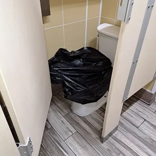 Women's restroom same thing as the men's