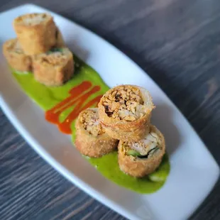 Chicken "Spring Rolls"