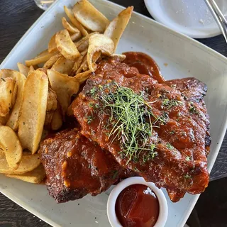 Full Rack Root Beer-Marinated Baby Back Ribs