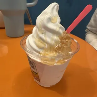 The Milky Cube soft serve was creamy and delicious!