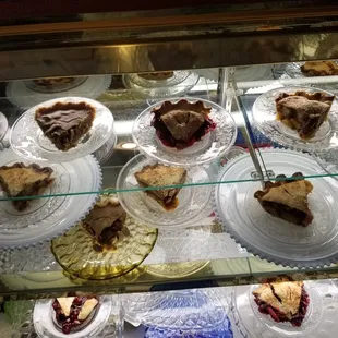 a variety of pies