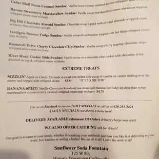 Page 5 of menu