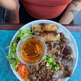 Vermicelli pork &amp; imperial bowl. Soo bomb.