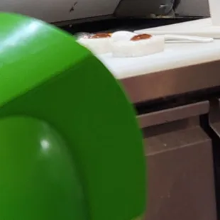 Process of making spam musubi