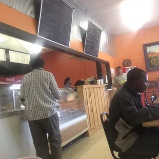 Simple menu. Plate lunch or sammich/salad.