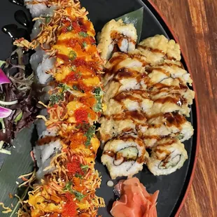 Florida roll and Lobster Dynamite Roll