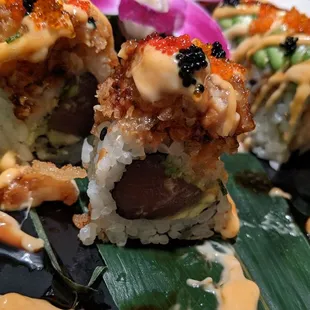 sashimi, sushi, sushi and sashimi, food