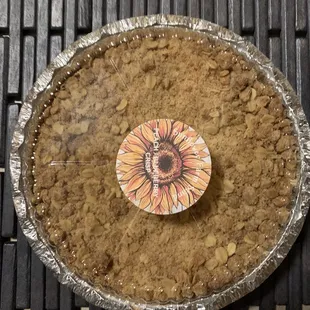 Homemade goodies. This is peach blueberry crisp!