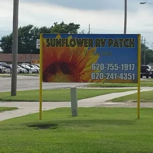 This is our sign right off the road.