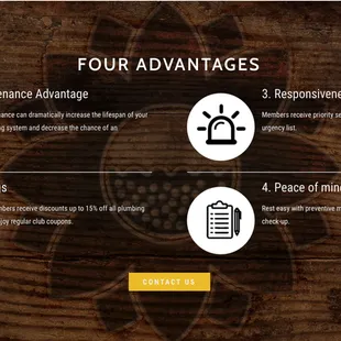 What does it mean to be a Sunflower Advantage Member? Peace of mind! We are here so you don't have to worry about your plumbing.