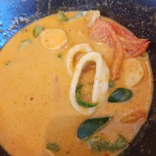 Panang curry. To die for with seafood