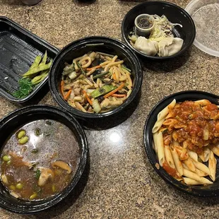 Penne Bolognese Sun - dried Tomato - mushrooms Herb Over Penne, Amazing Mushrooms Palate,