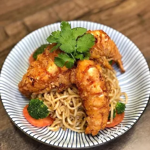 * Tom Rang Muoi - Sunflower Prawns - love that I can eat the whole prawns even the shells