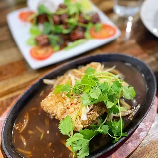 Steamed Sea Bass - Ca Hap