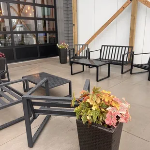 Back outdoor area (in the rain)