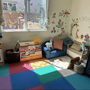 Cozy and cute reading area!