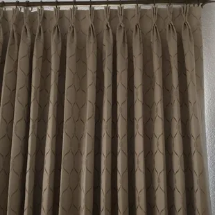 Traditional Pleated draperies