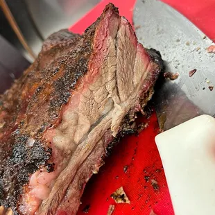 Our beef ribs are thick!
