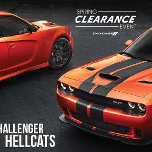The powerful 2016 #Dodge #Charger and #Challenger #Hellcat with 707 horsepower, now with $6,000 of from MSRP only at Sunland Park Dodge.