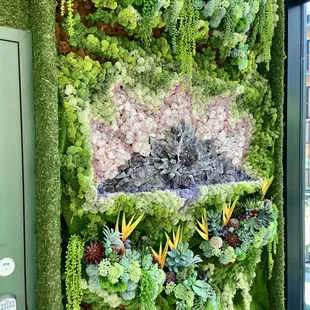 Amazing moss + crystal art