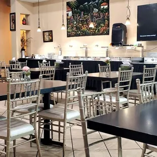A view of the inside of the restaurant. :)
