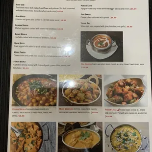 Vegetable Entree Menu 2021