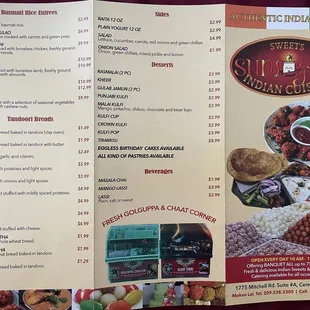 December 2024 Menu