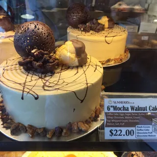 8 in Mocha Walnut Cake