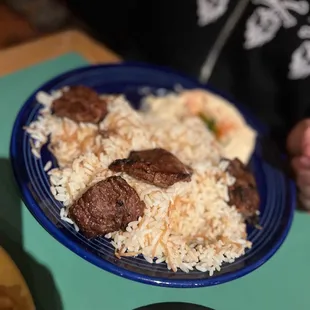 Beef kebab Plate