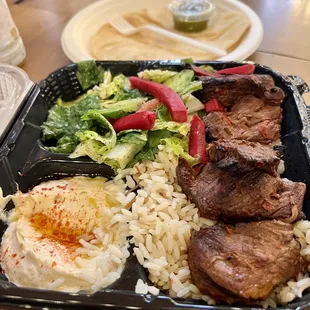 Beef Kefta Kebab Plate