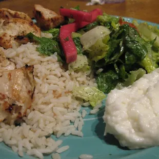 Chicken Kabob Plate