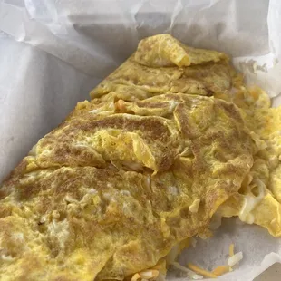 Cheese omelette at the J-Town Farmers Market