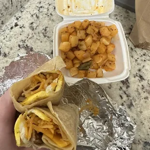 wtf is this. ridiculous. potatoes aren&apos;t even tender. nothings hot. sad.