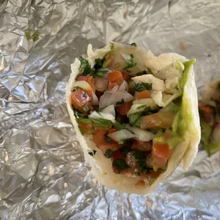 There was nothing in my burrito besides pico de gallo.  I doubt this is a legit restaurant.