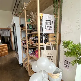 New Japanese convenience corner or konbini