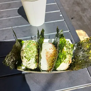 Miso Mushroom Omusubi