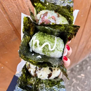 Wasabi Tsukudani, Mentaiko, Lucky Cat