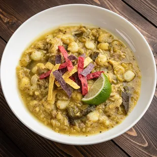 Tomatillo Chicken Tortilla