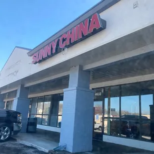 the front of the store