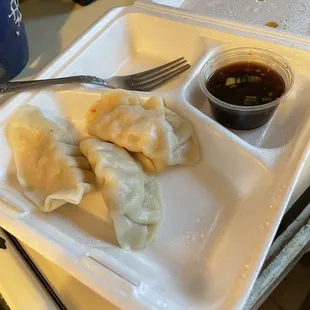 Steamed dumplings