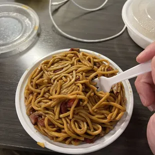 30. Roast Pork Lo Mein - no veggies because I just love noodles too much. Absolutely perfect.  A taste of New York .