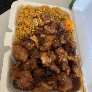 Orange chicken