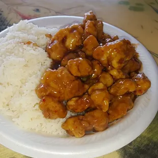 General Tso&apos;s lunch portion