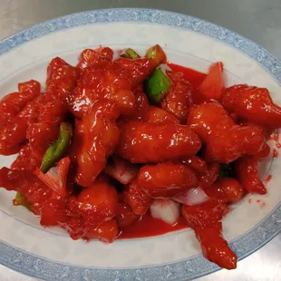 Sweet sour chicken