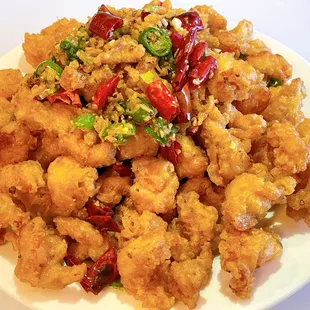 Salt &amp; Pepper Popcorn Chicken