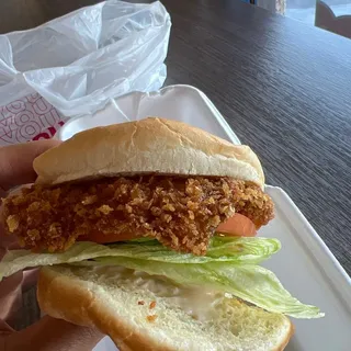 Fried Mahi Burger
